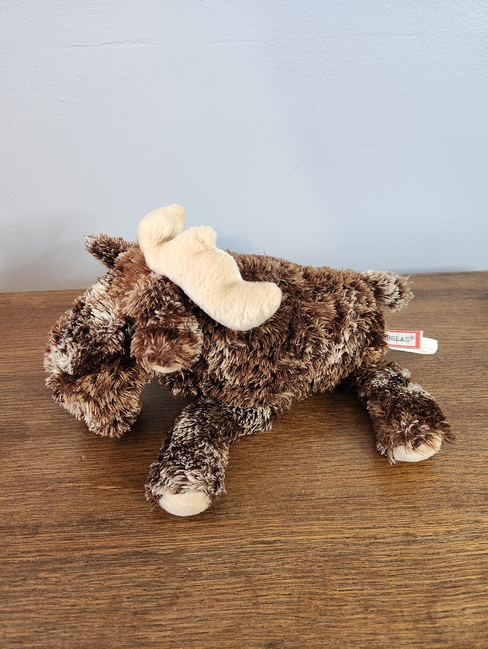 Douglas Cuddle Toys Plush Floppy Moose 9" Bean Bag Silky Soft Frosted Brown 2010